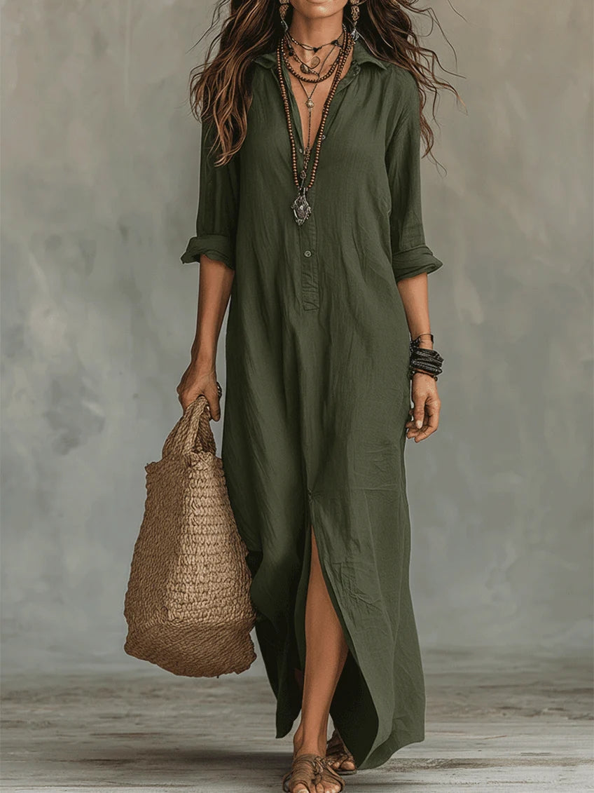 Alessia | Elegante abito a camicia