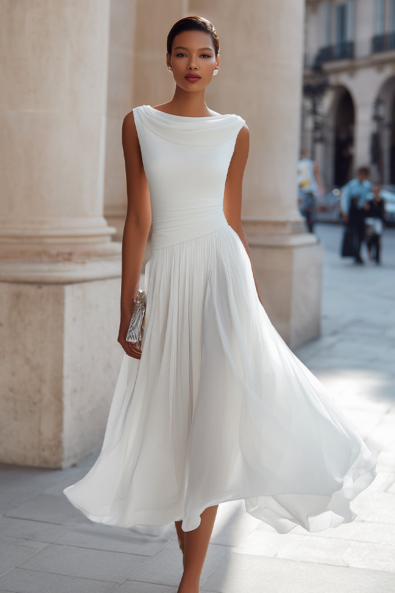 Emma | Abito Midi Elegante da Cerimonia