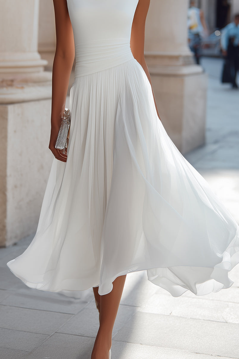 Emma | Abito Midi Elegante da Cerimonia