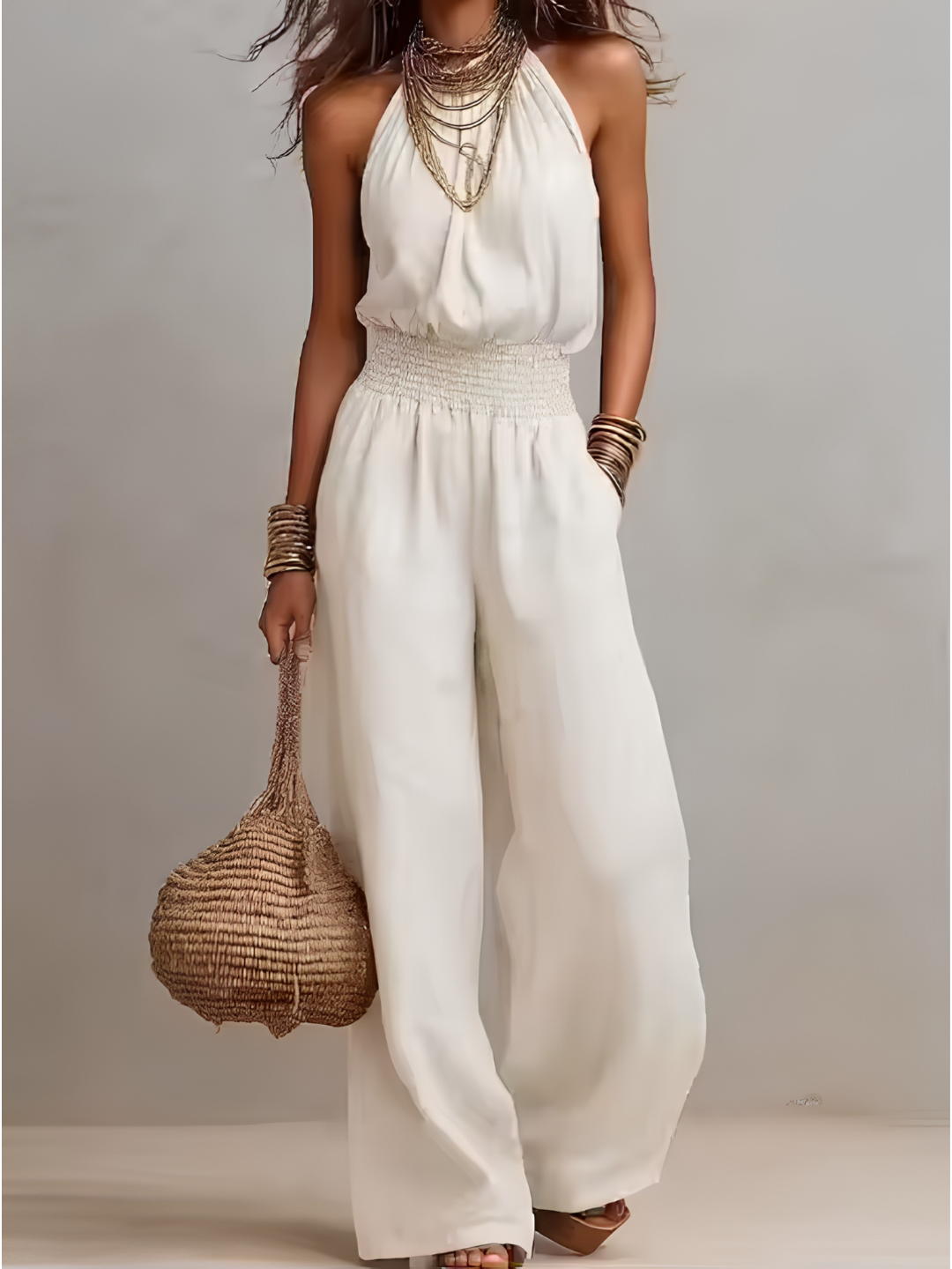 Valeria | Tuta Elegante con Halter