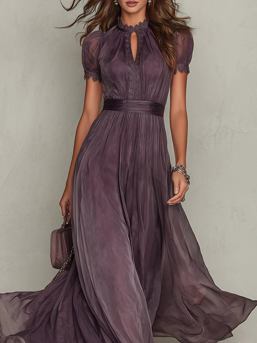 Ashley | Abito lungo in chiffon vintage