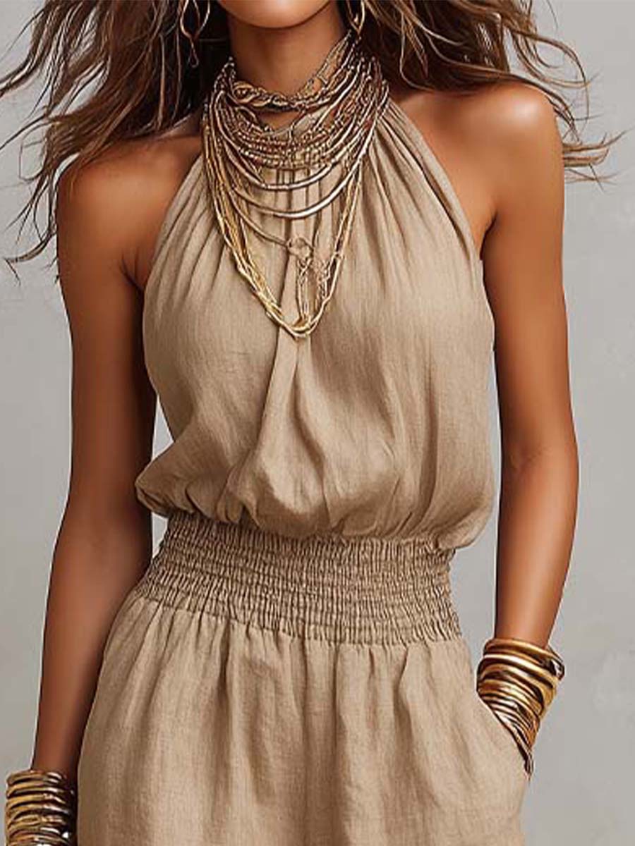 Valeria | Tuta Elegante con Halter